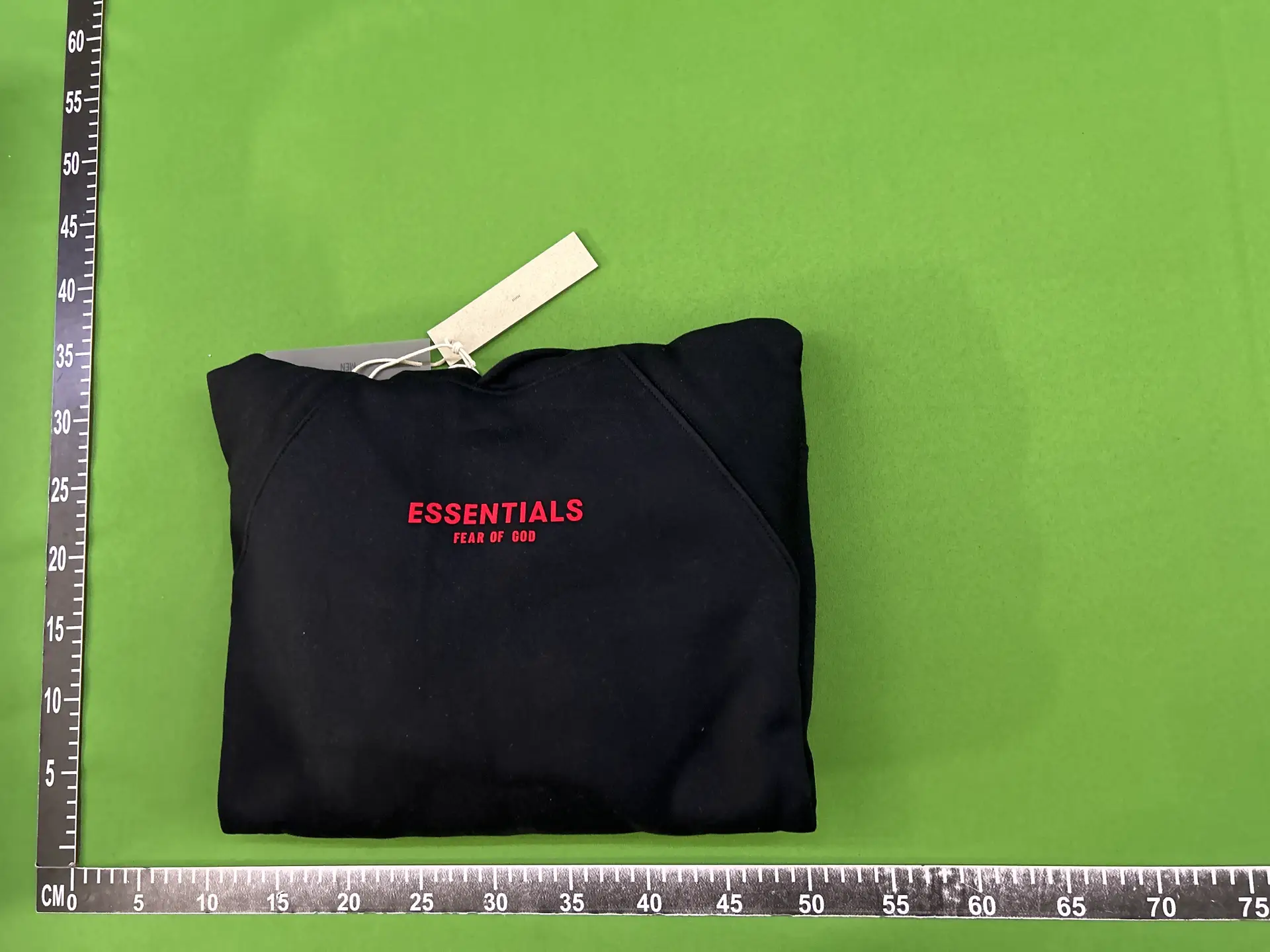 Essentials Fear of God Black Pullover Hooded Sweatshirt