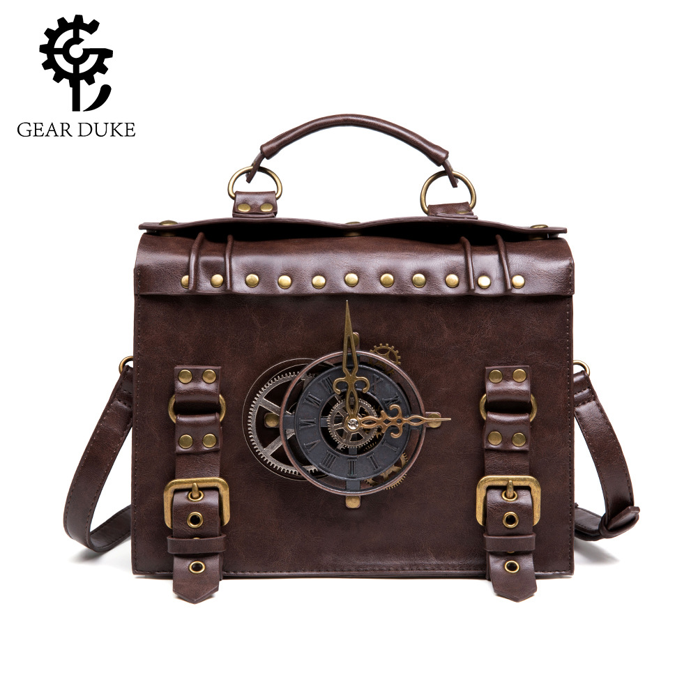 Guangzhou Foreign Trade Women's Bags 2026 New Model Women's Bag European and American Punk Industrial Retro Style Women's Shoulder Crossbody Bag