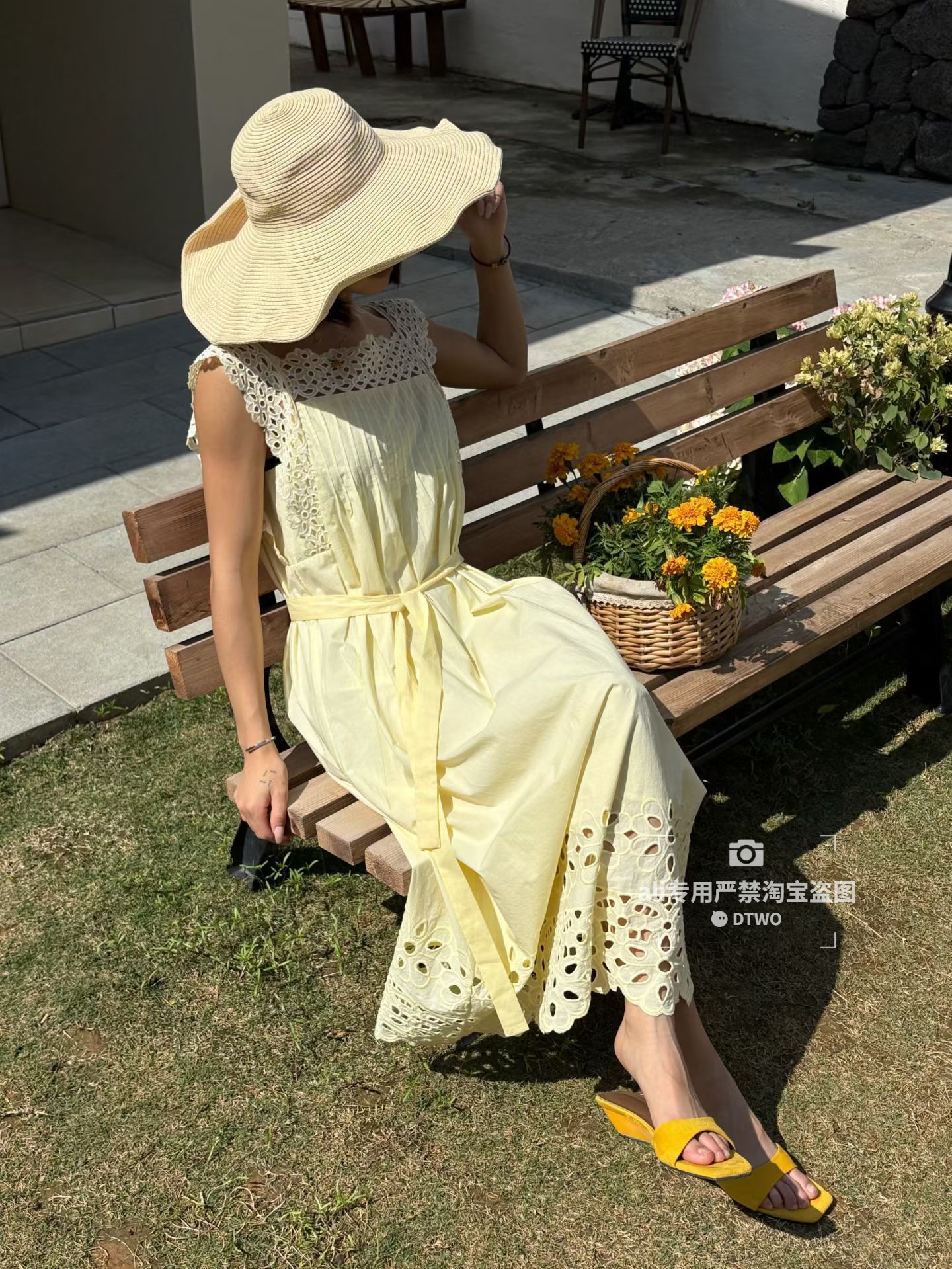 Dtwo Spring and Summer New Original Design Women's Wholesale Lace-Up Loose Dress 6203115