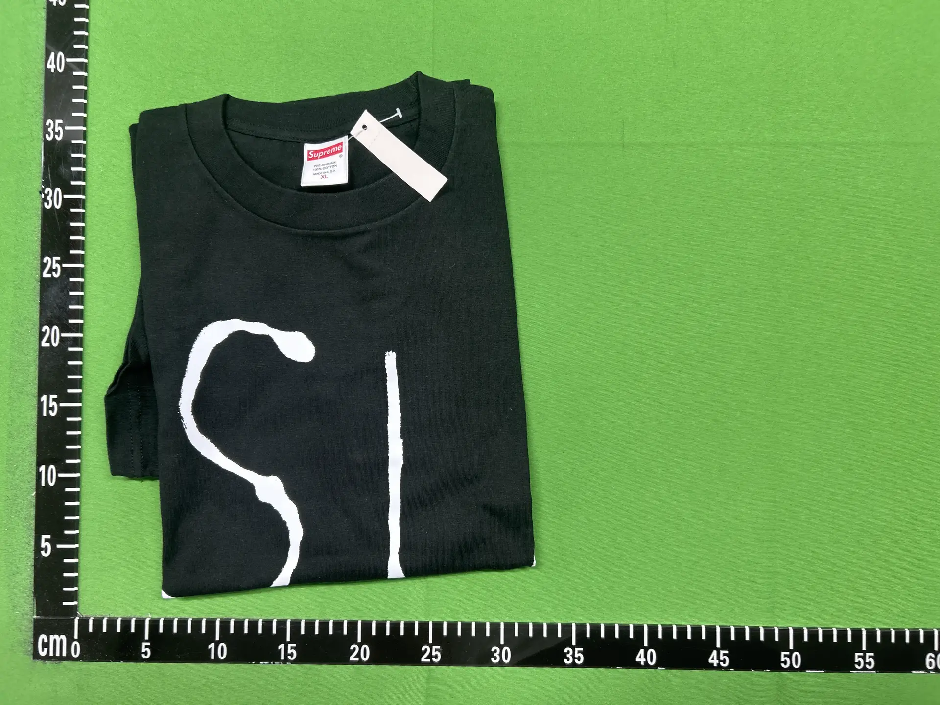 25Ss Painted Tee Graffiti Letter Spray Paint Large Logo Letter Print Pure Cotton Short Sleeve T-Shirt Base Shirt