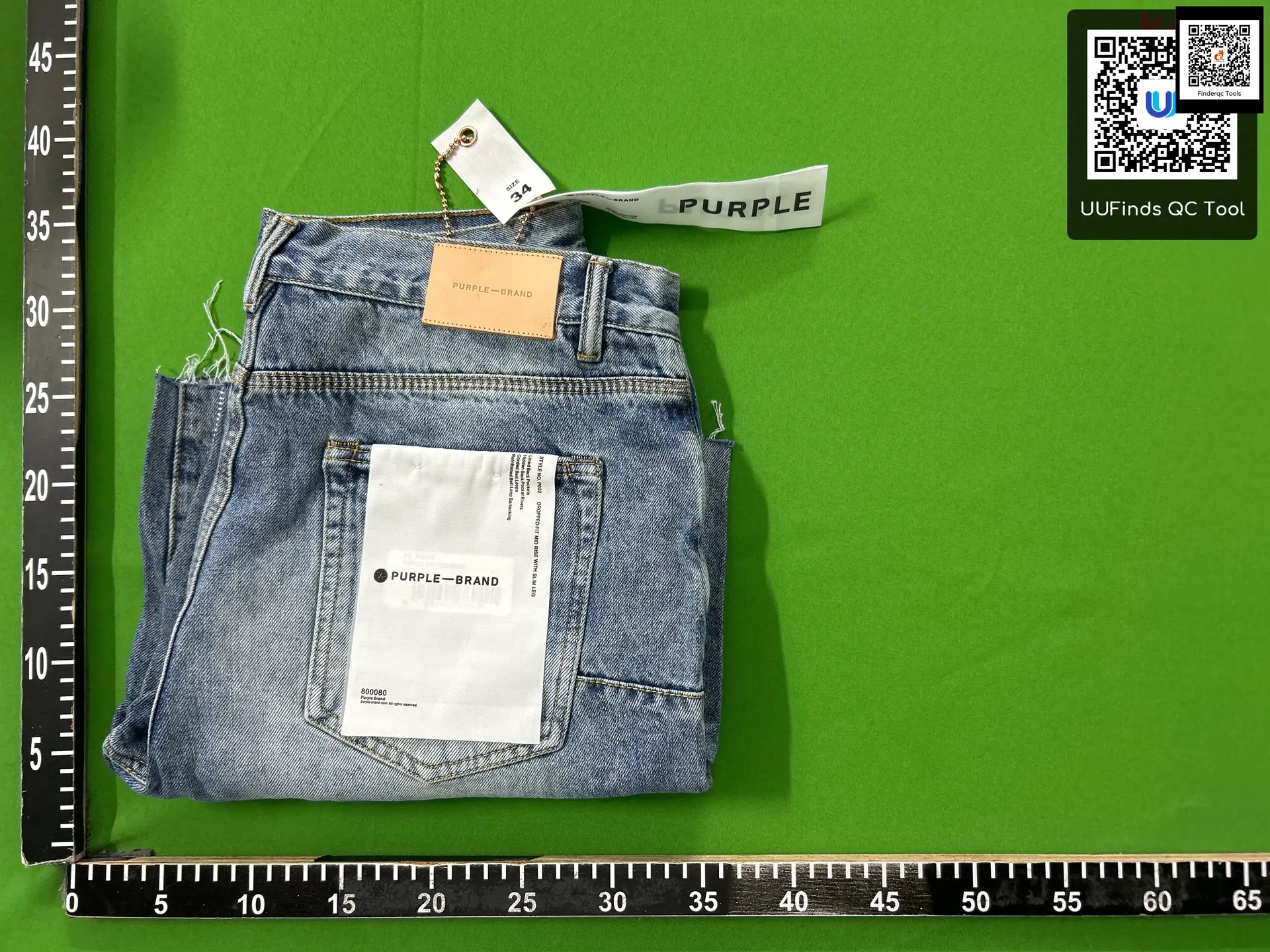 PURPLE BRAND Dropped It And Rise With Slim Leg Jeans