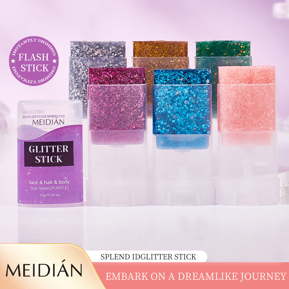 [foreign trade] Highlight Stick Sequins Flash Stick No Stimulation Body Party Dance European and American Stage