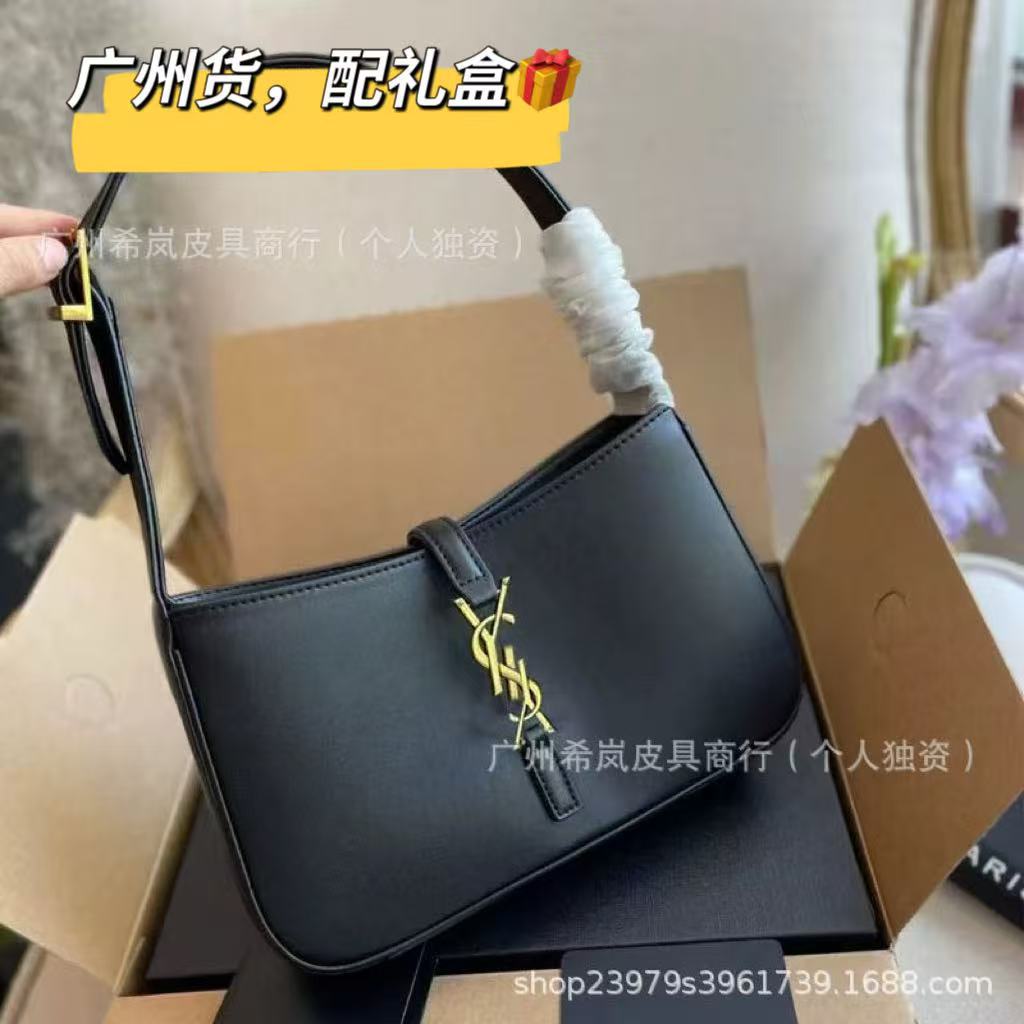 Guangzhou High-End Foreign Trade Yang Shulin Le5A7 Underarm Bag Genuine Leather Hobo Baguette Shoulder Bag Crocodile Pattern Handbag for Women QC-foto från 1688 på Qualit.ly