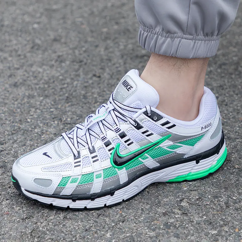 Nike Nike Official Casual Shoes Men's Shoes 2025 Spring Sneakers Air Cushion Breathable Running Shoes Gray Dad Shoes