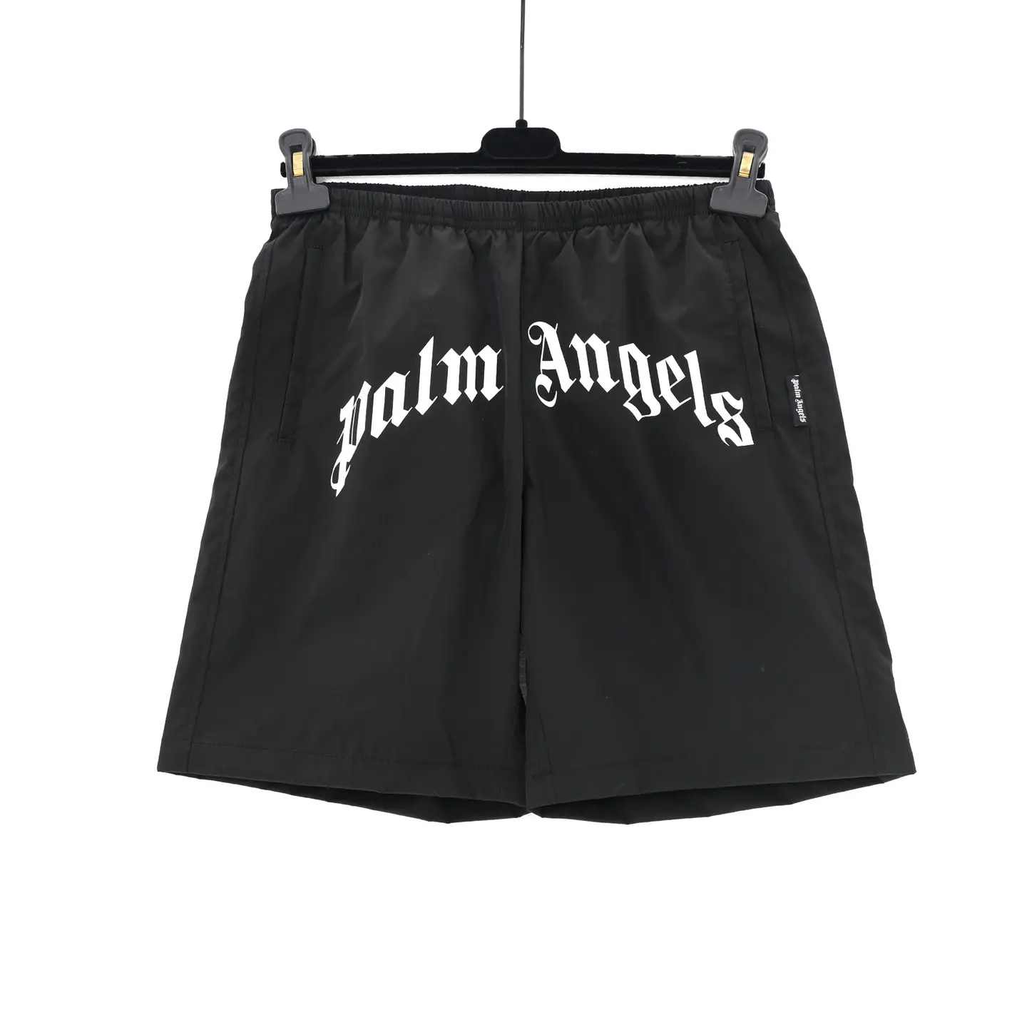 Pa Angel Trendy Brand Stripesd Rainbow Web Shorts for Men and Women Couples Fog High Street Palm Tree Loose Five-Point Pants