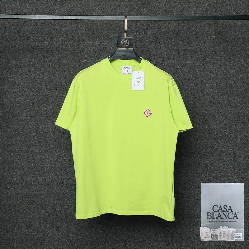 European and American Trendy Brand Casablanca Summer New Pool Casual Thin Short-Sleeve T-Shirt for Men and Women QC-foto från 1688 på Qualit.ly