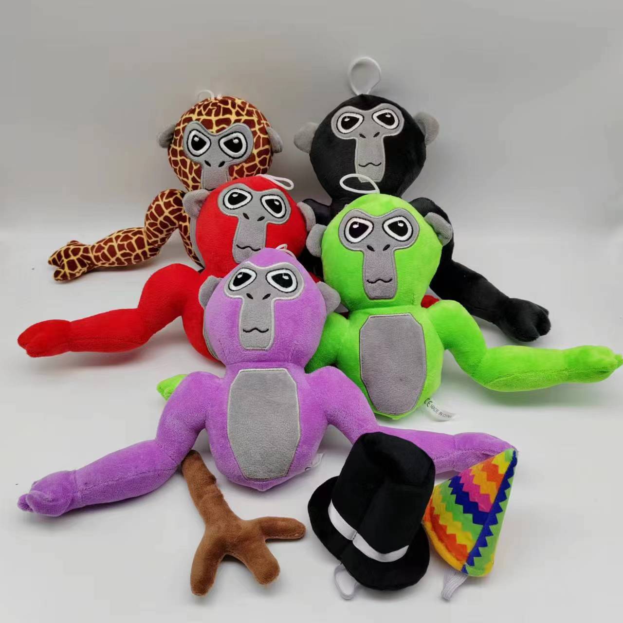 Cross Border Hot Gorilla Tag Monke Game Peripheral Chimp Plush Doll Doll