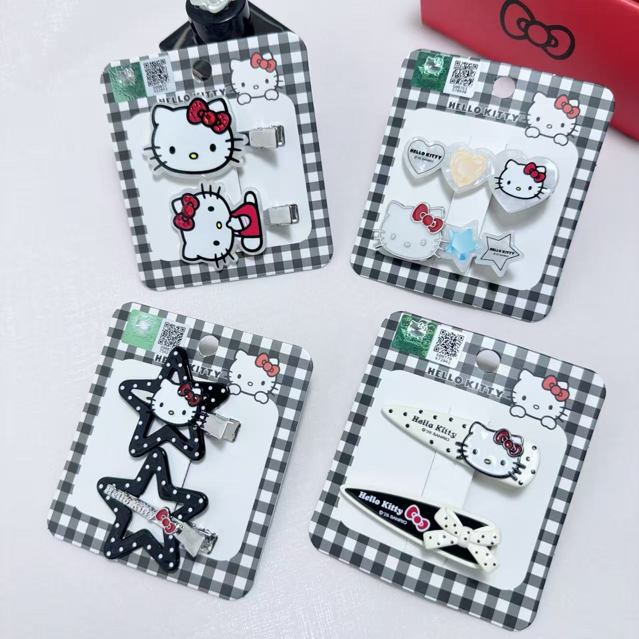 Officially Licensed Sanrio Hello Kitty Cute Cartoon Acrylic Hair Clip Bangs Clip