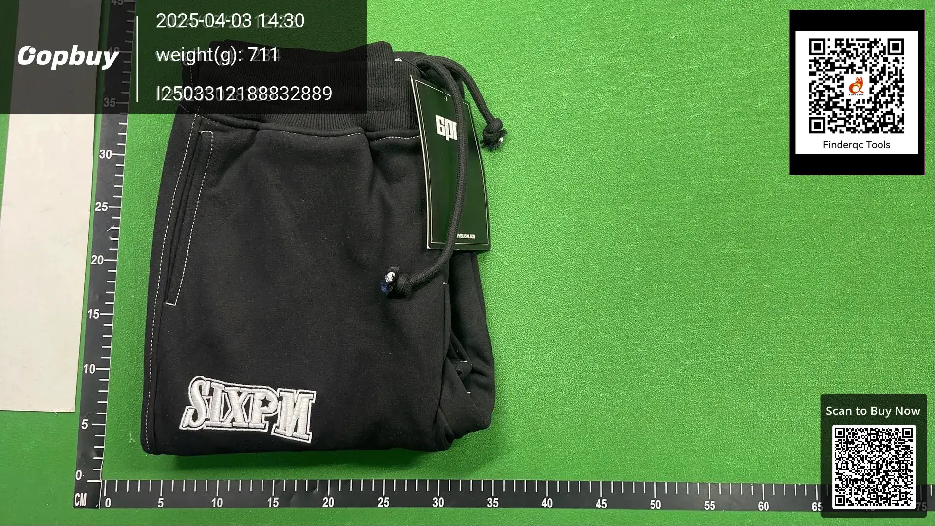 SIXPM Black Sweatpants