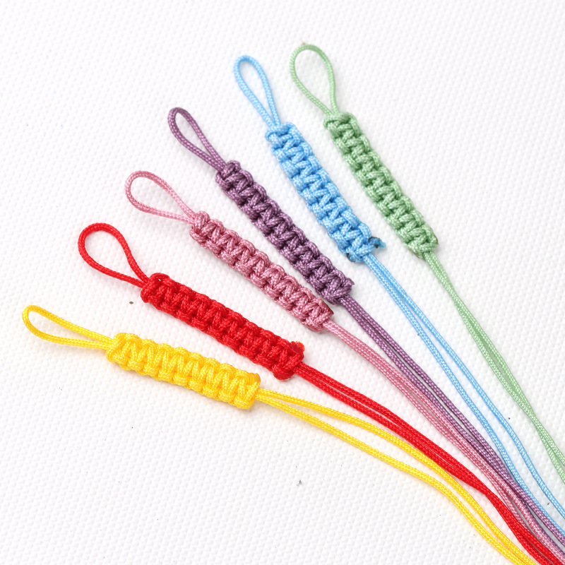 Flat knot pull ring hand-made No. 72 pull ring tie key chain lanyard pendant ring DIY coil jewelry accessories wholesale