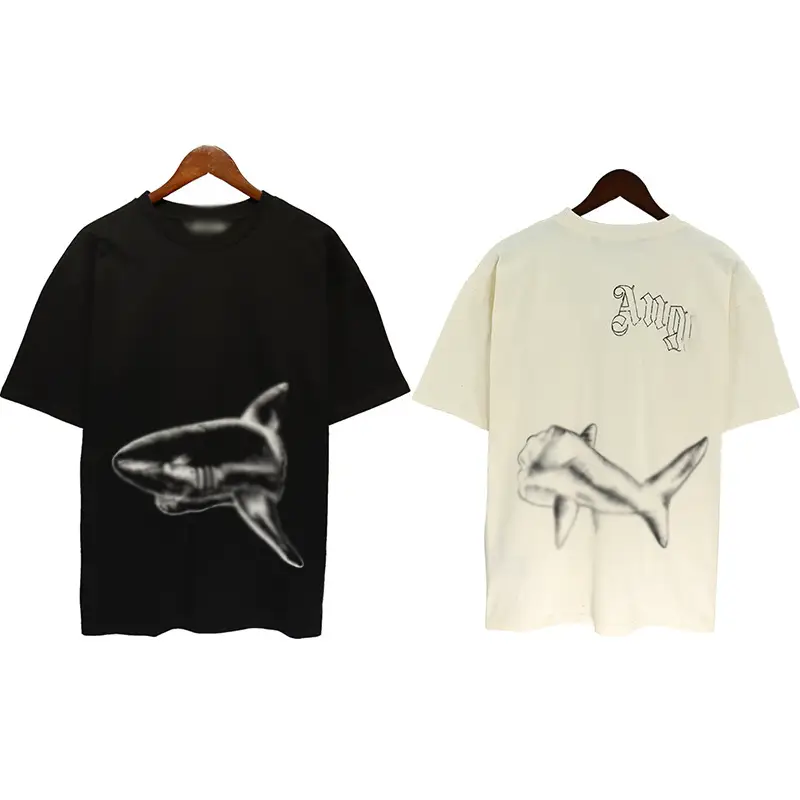 23SS Spring and Summer New American Style Retro Letter Printed Loose Casual Couple's Short Sleeve T-shirt