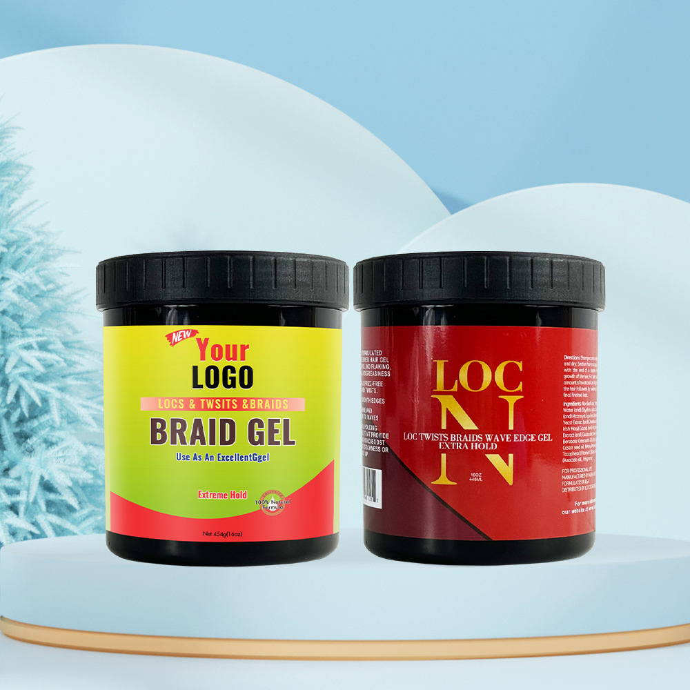 Foreign Trade In-Stock Loc N Braid Gel Hair Styling Edge Control Cream Hair Wax Hair Care Gel QC-Foto von 1688 auf Qualit.ly