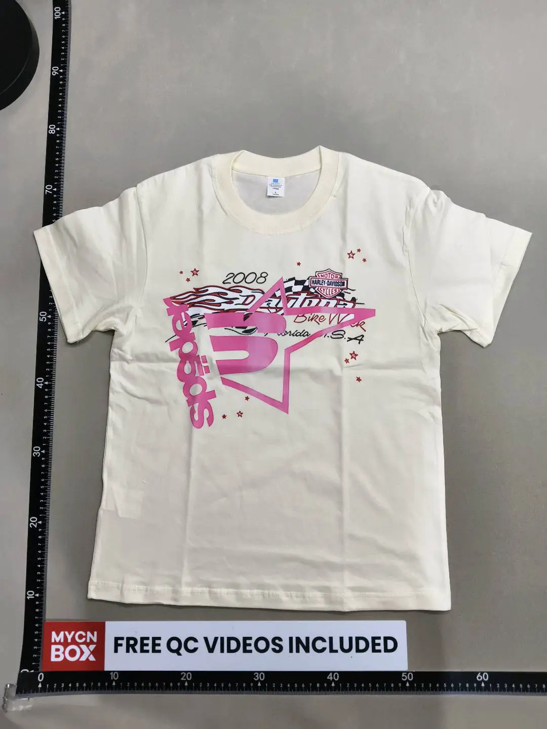 Harley-Davidson 2008 Bike Week T-Shirt Cream