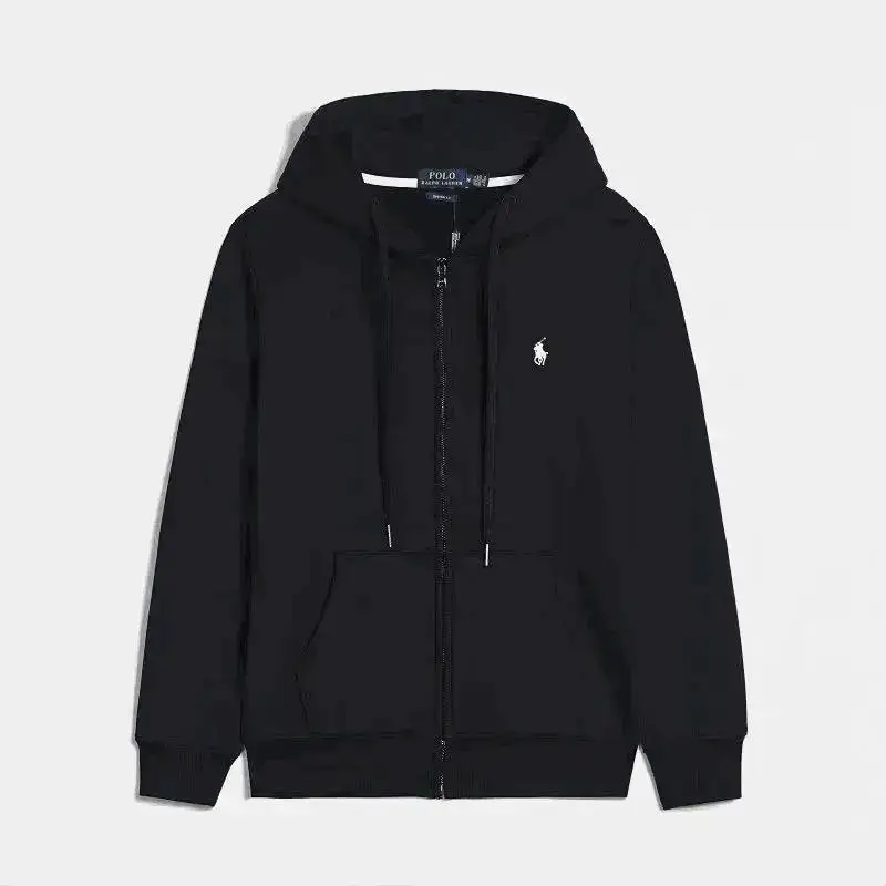 Polo Ralph Lauren Full Zip Hoodie Black