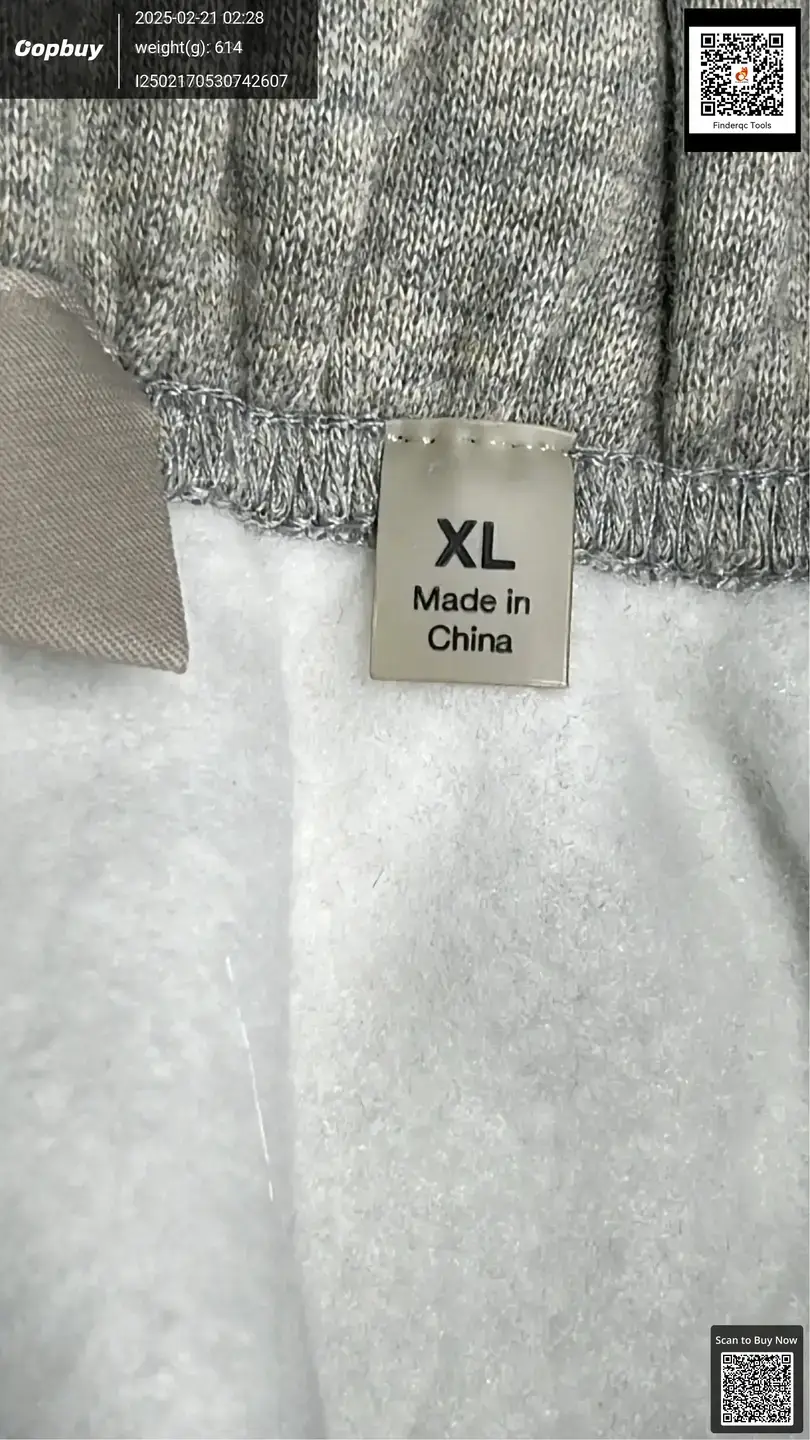 2022SS flannel straight leg pants flocking logo printing ESSENTIALS tide brand cross-border
