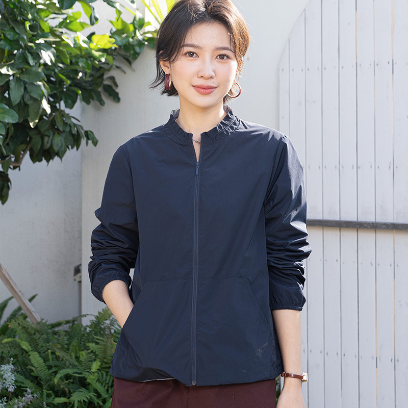 Yun Yun Spring and Summer New Style Thin Double-Sided Jacket Without Hood Casual Top Short Jacket A261216152Fy