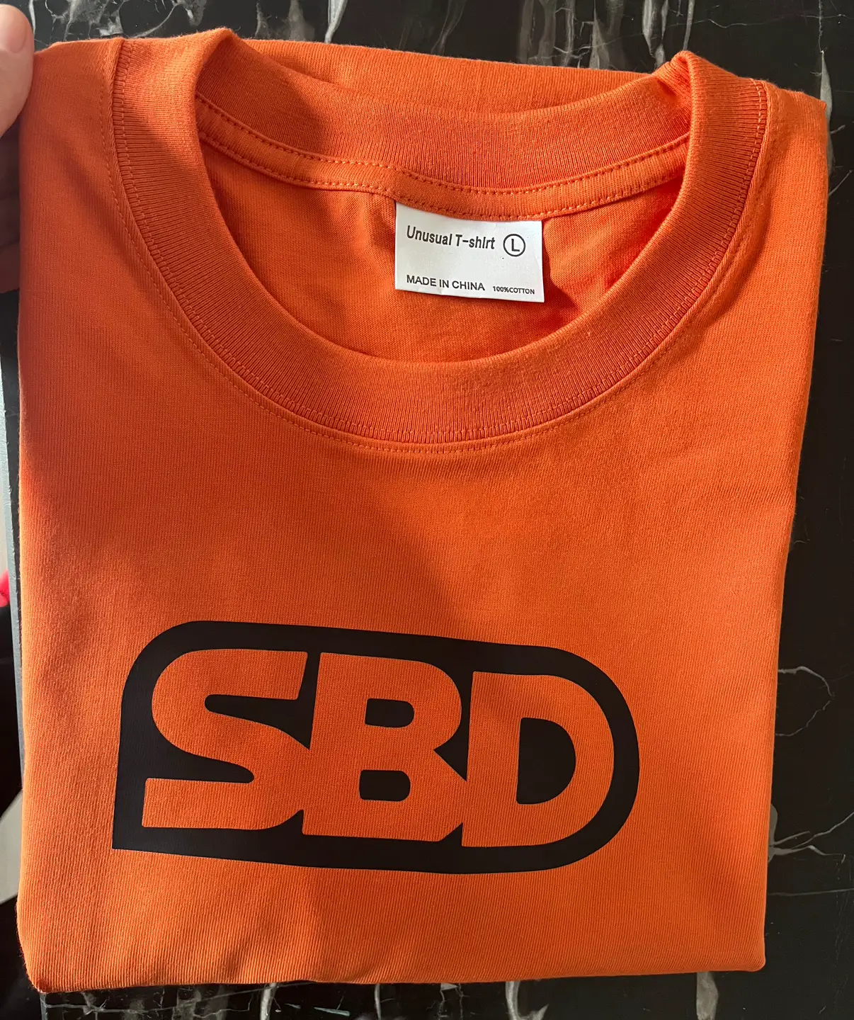 Sbd Made in China, Strongman Powerlifting Fitness Pure Cotton Short-Sleeved Sports Casual T-Shirt for Men, Loose Fit