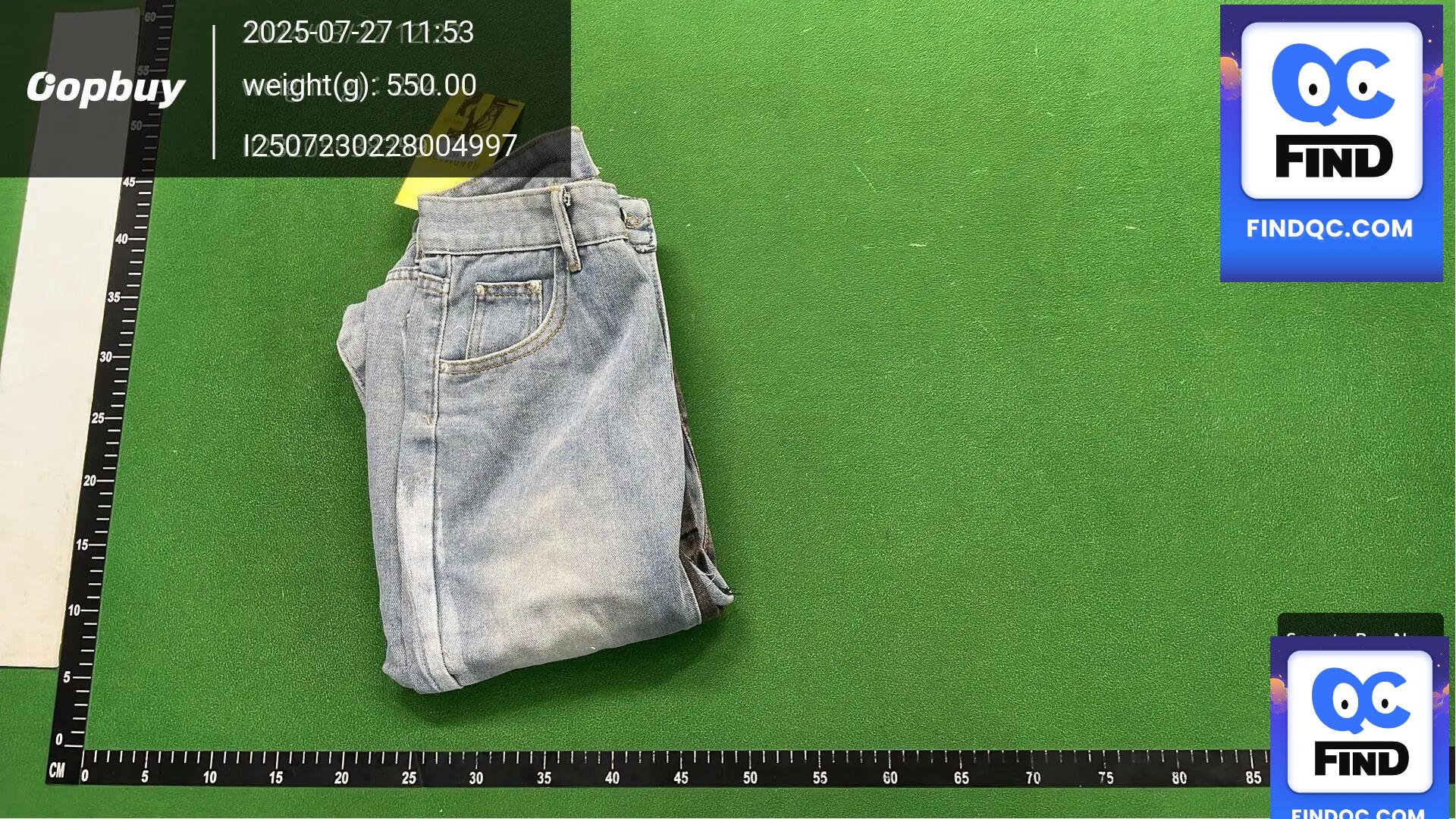 Cross-border European and American Splash Ink Graffiti Micro-horn Casual Loose Jeans Long Pants Trendy Casual Stitching Trousers for Men and Women QC