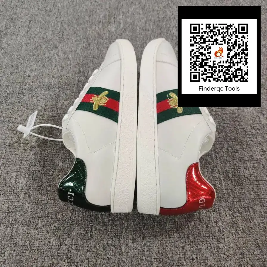High Version g's 2025 New Style Genuine Leather Embroidered Little Bee White Shoes Women's Flats Sports Shoes Couple's Sneakers