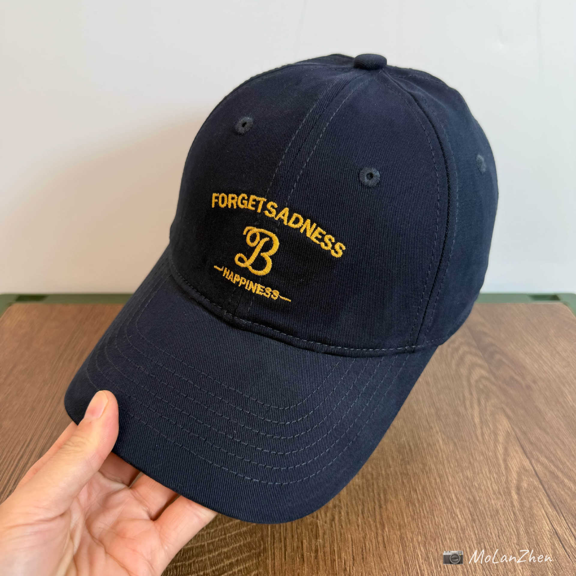 The Design Is Excellent, Simple and Stylish, Korean-Style Floral Letter B Embroidery Baseball Cap, Couple's Outdoor Casual Versatile Trendy Cap