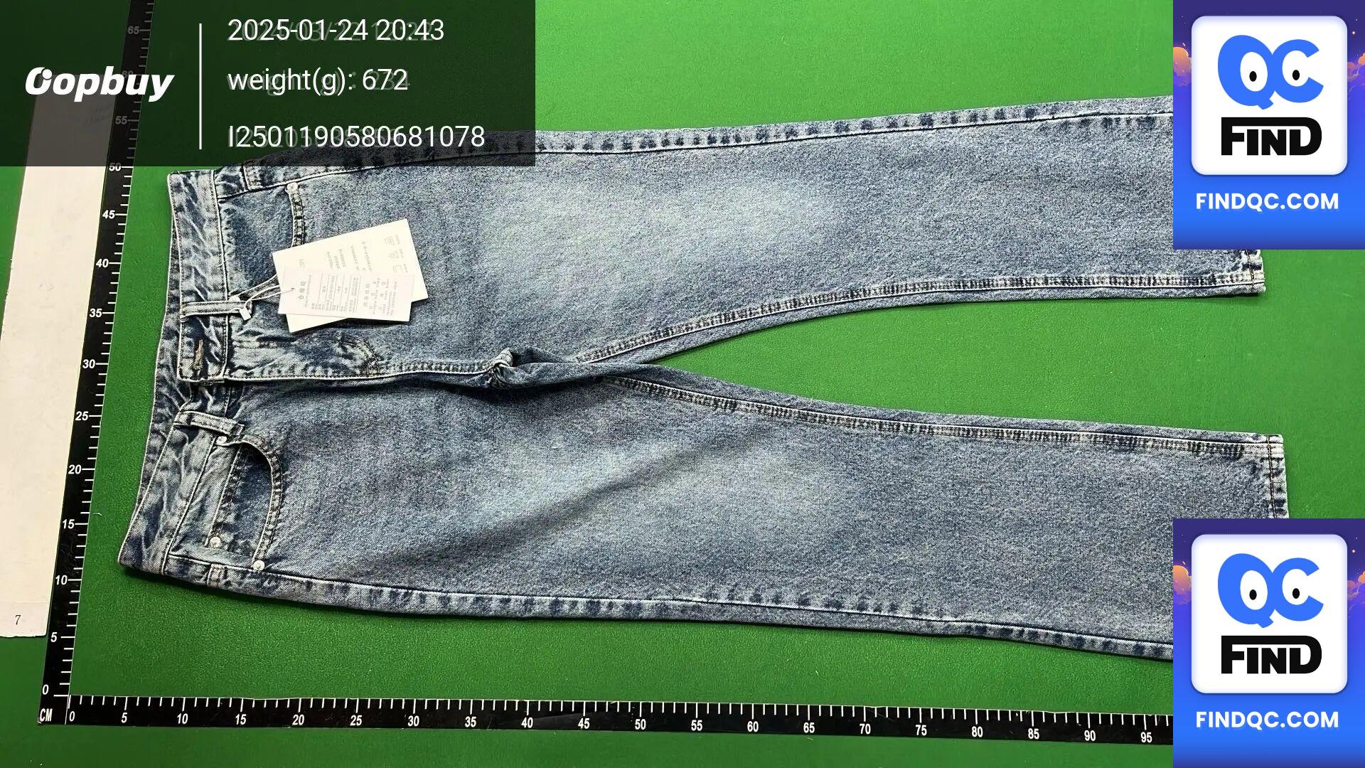 Lightning Pattern Cat Claw Ice Blue Snowflake Washed Bootcut Wide Leg Jeans Men's Street Style Straight Leg Jeans Summer Casual QC