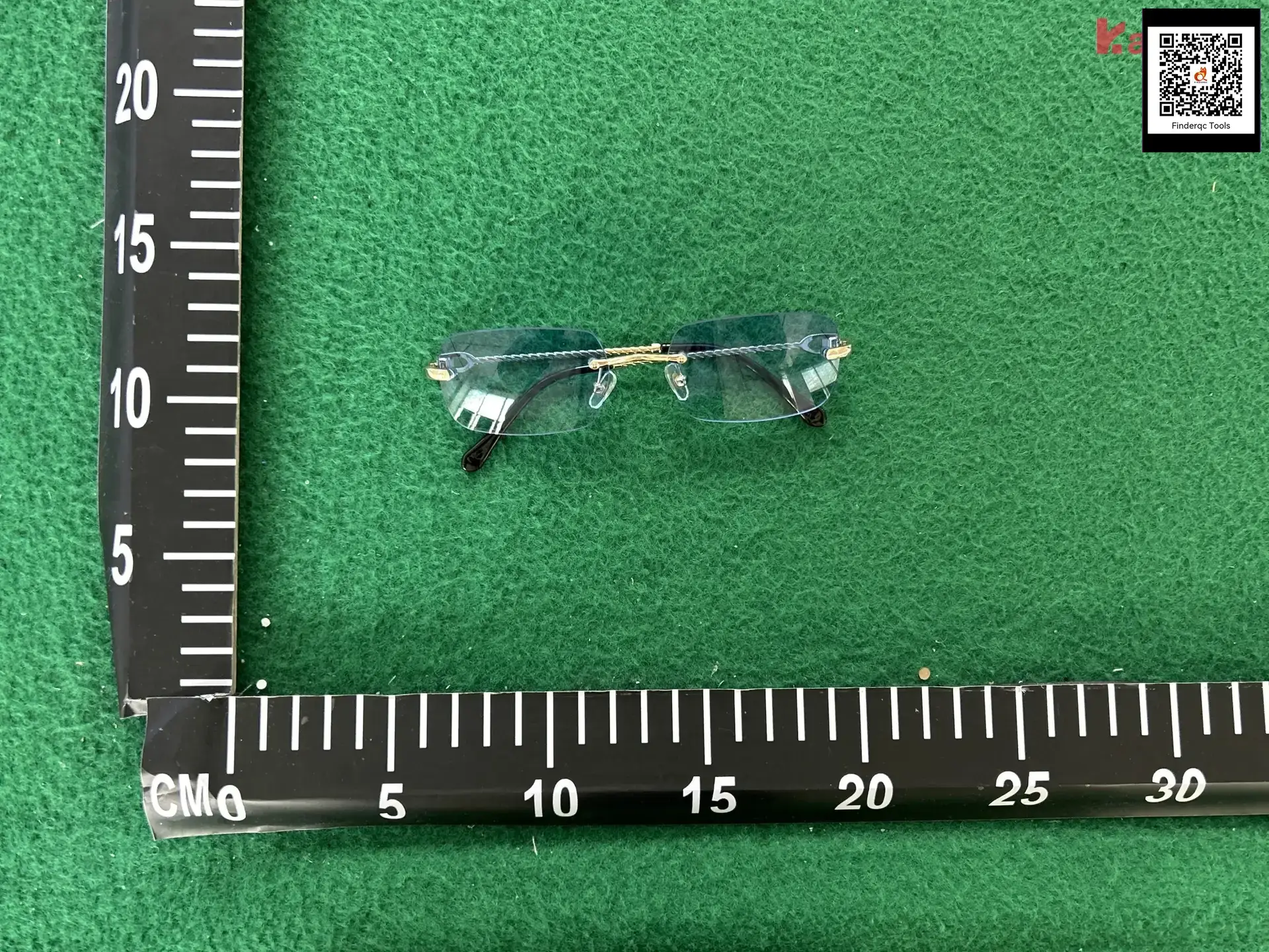 New Retro Frameless Polygon Sunglasses Metal Marine Glasses Personalized Small Frame Fashion Sunglasses Cross-border Tide