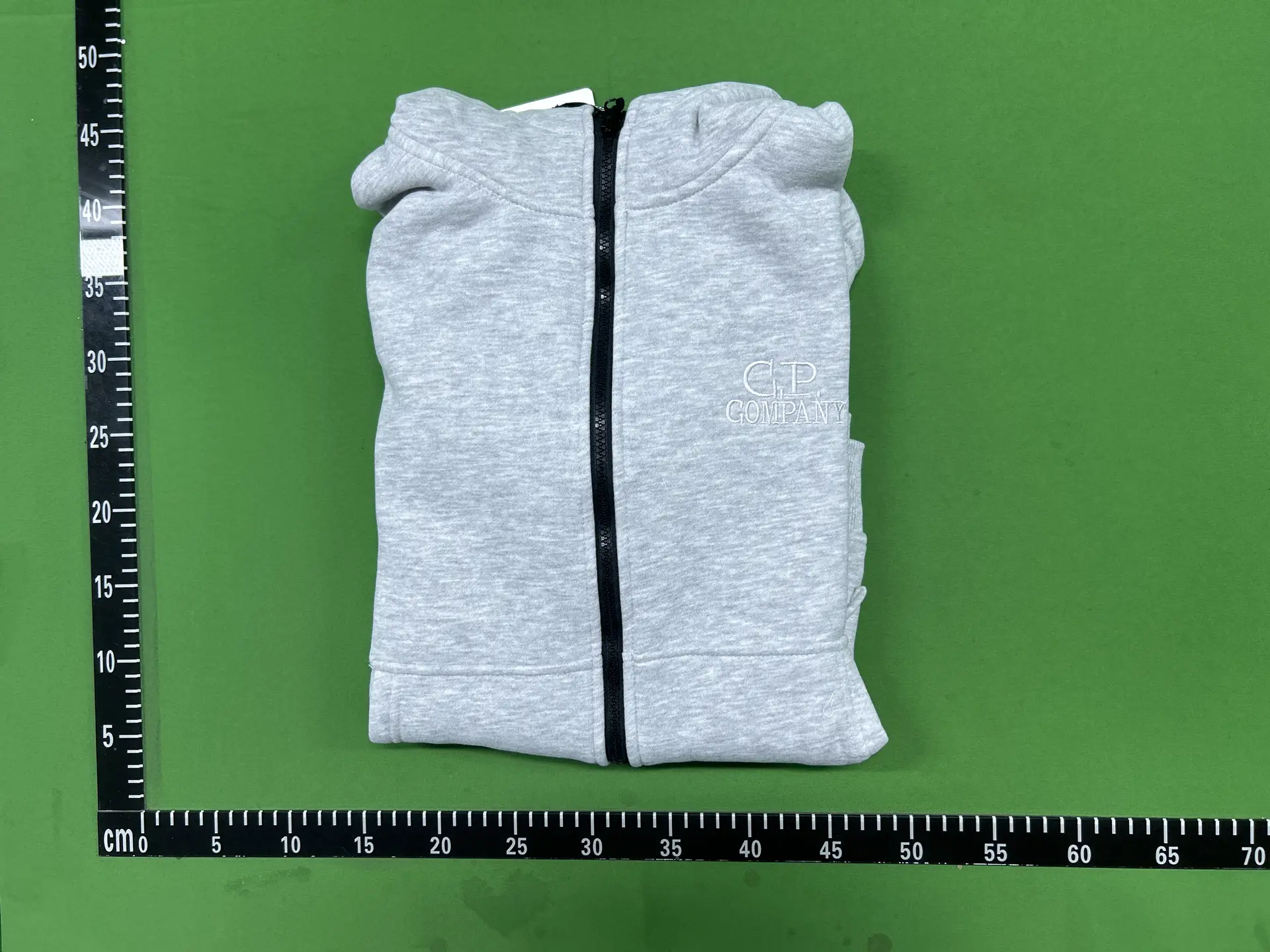 C.P. Company Zip Hoodie Grey