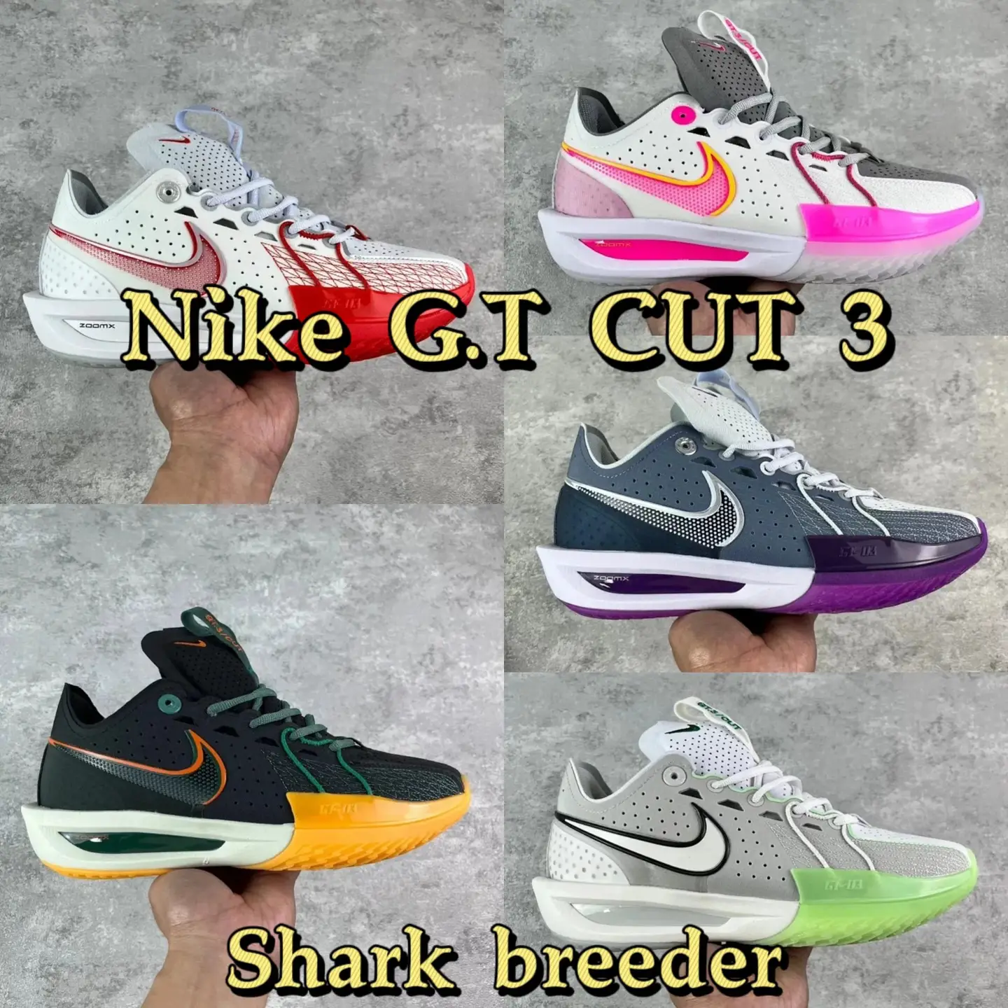 【WX Batch】 NK G.T. Cut 3 EP GT3 Generation Solid Basketball Shoes Collection Collection!