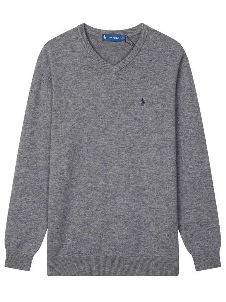 [Wool] Divpolo Paul Men Woolen Sweater Knitting Sweater 2024 Autumn Tops Me01933x2
