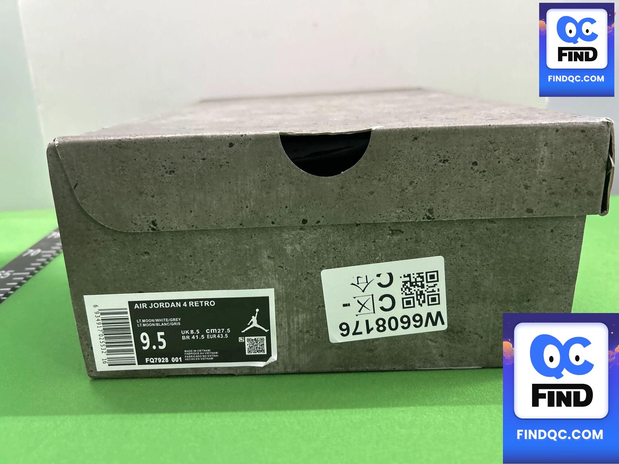 Air Jordan 4 Retro "Cool Grey" QC