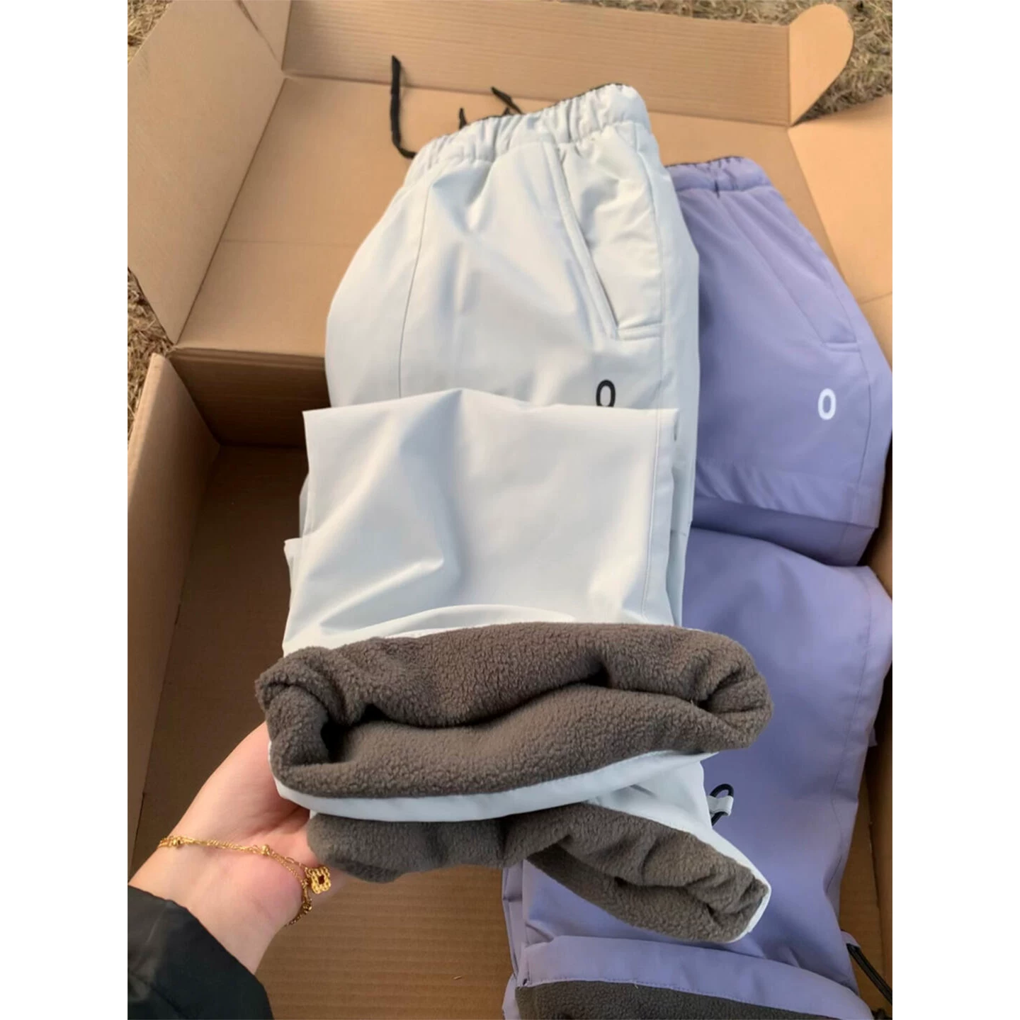 American functional soft shell flannel assault pants for men and women, winter Northeast -40 ° C cold proof pants, outdoor skiing pants