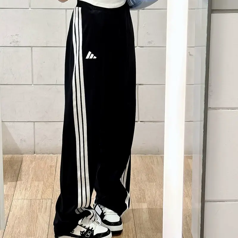 Adidas Adidas Wide Leg pants Women's Pants Summer New arrival Sports Pants Running Fitness Dance Training Pants