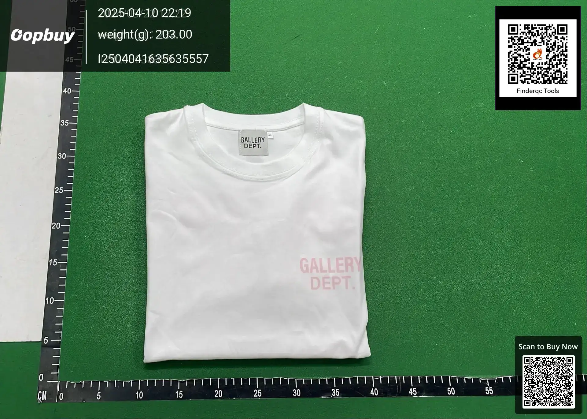 Gallery Dept. Spring and Summer Basic Letter Printing Men's and Women's Loose Crewneck Pullover Short Sleeve T-shirt
