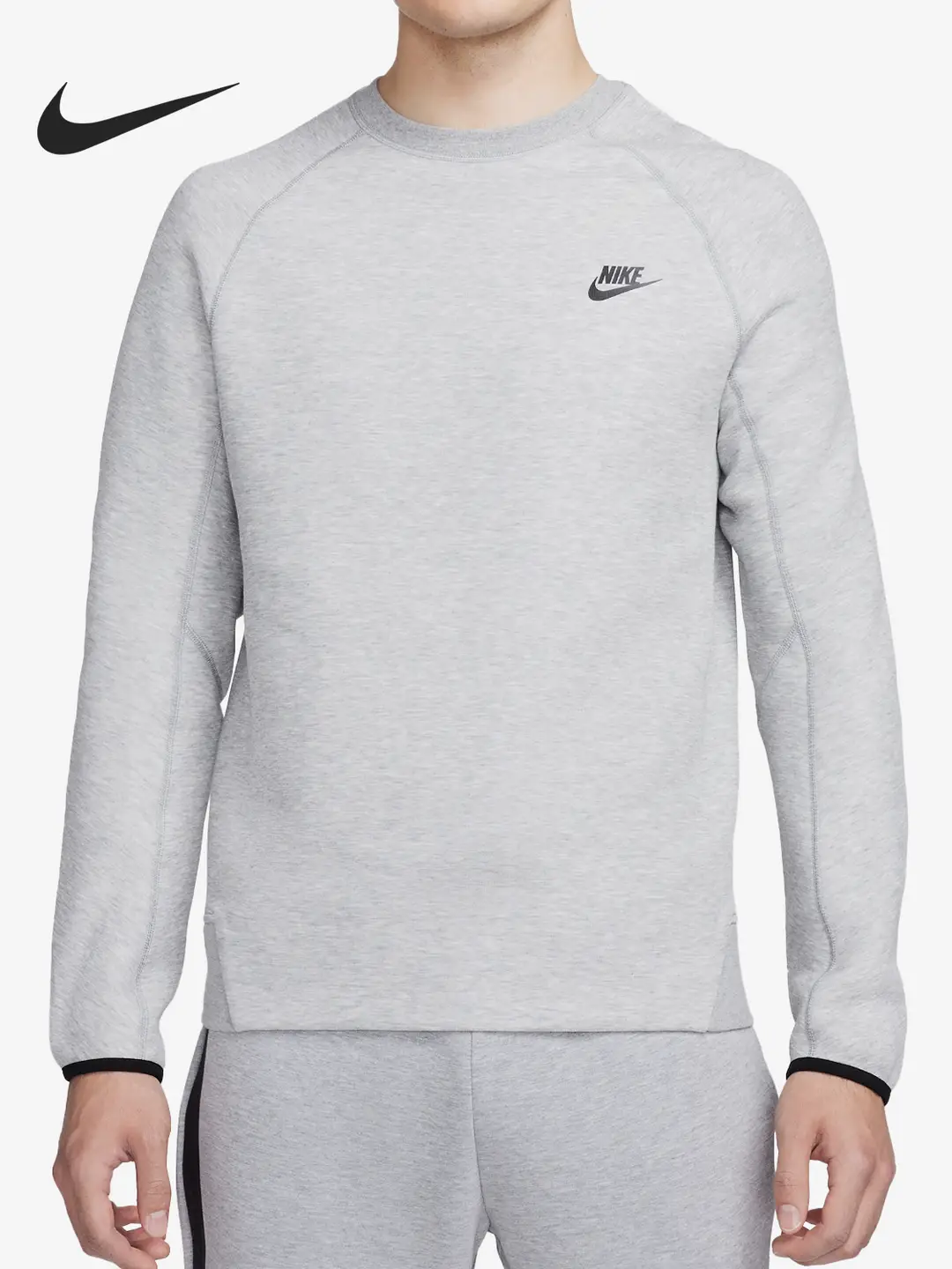 Nike / Nike official authentic 2023 new men's sports and leisure round neck pullover sweater FB7917
