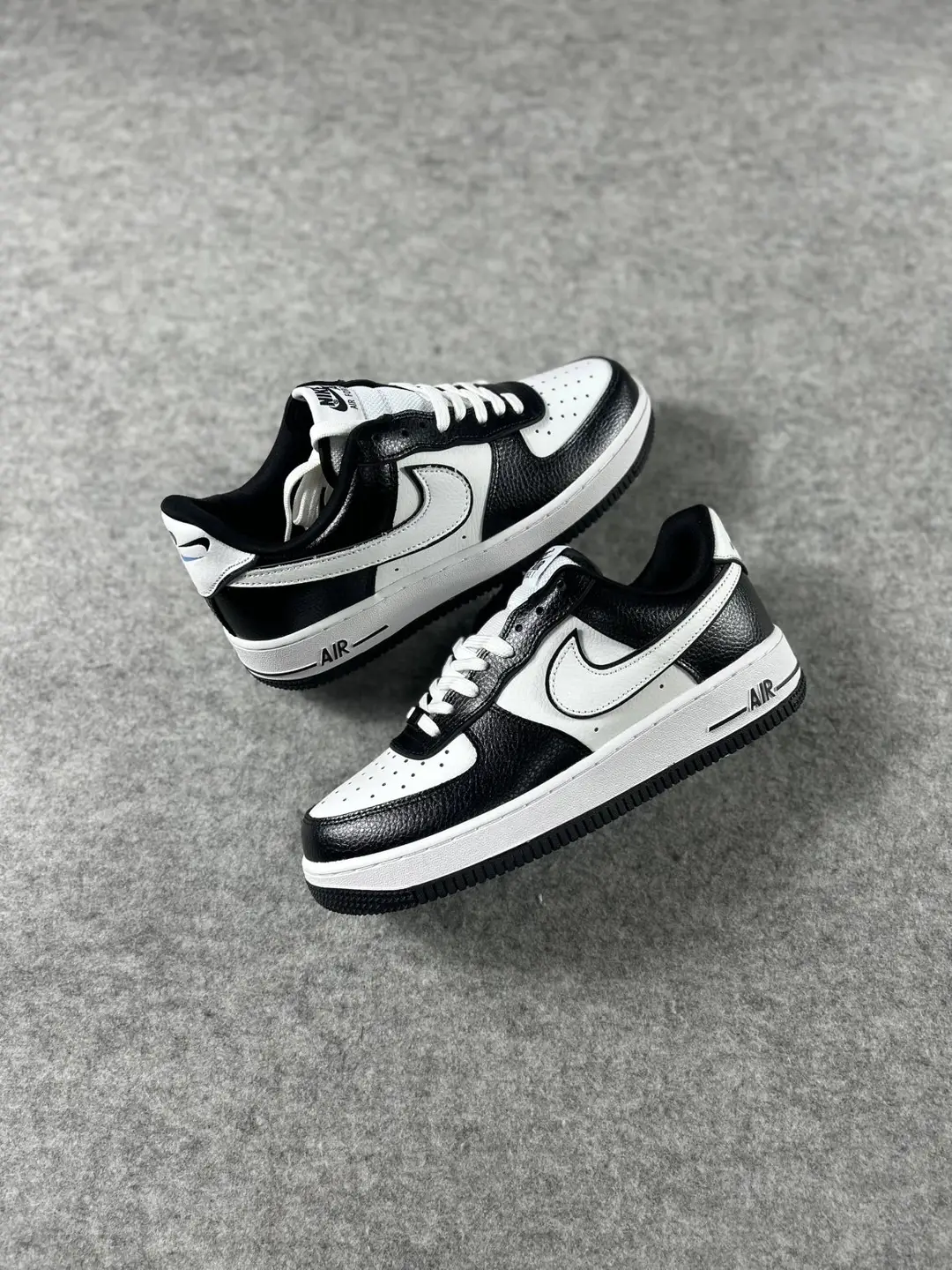 开春特价NK Air Force 1 "White/Black" 街头风 低帮 板鞋 黑白