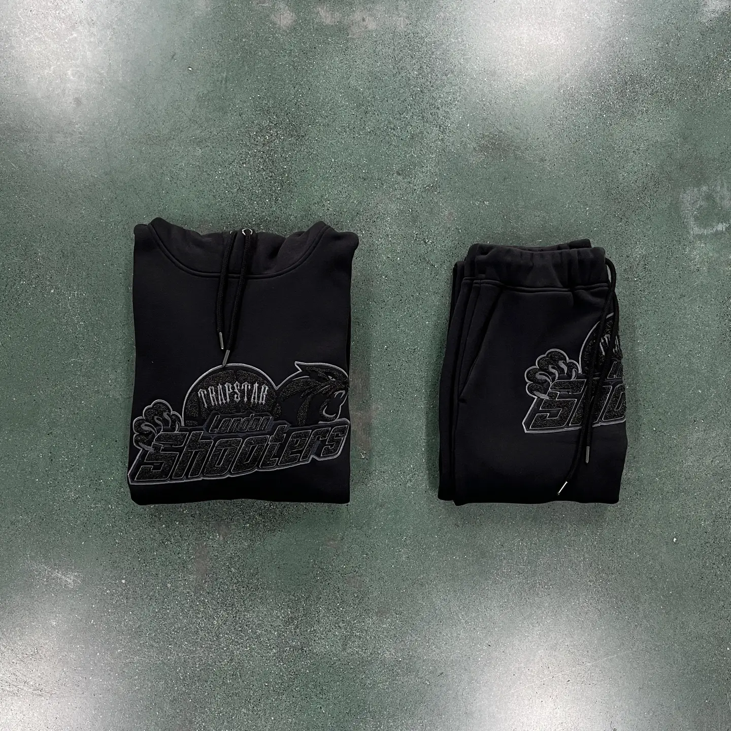 2023 New arrival Trapstar London Shooter Hoodie Sportswear Power Outage Version Black Uk Drill Export