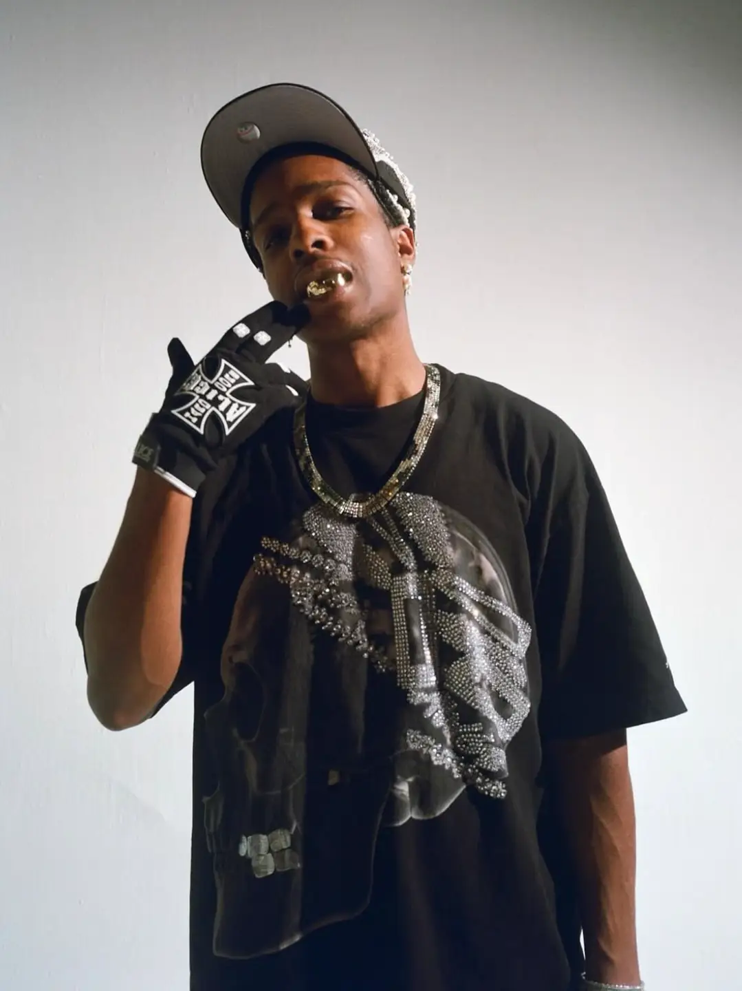 Alice Hollywood Moto Couture Gloves Erd Gloves Same Style as Asap Rocky
