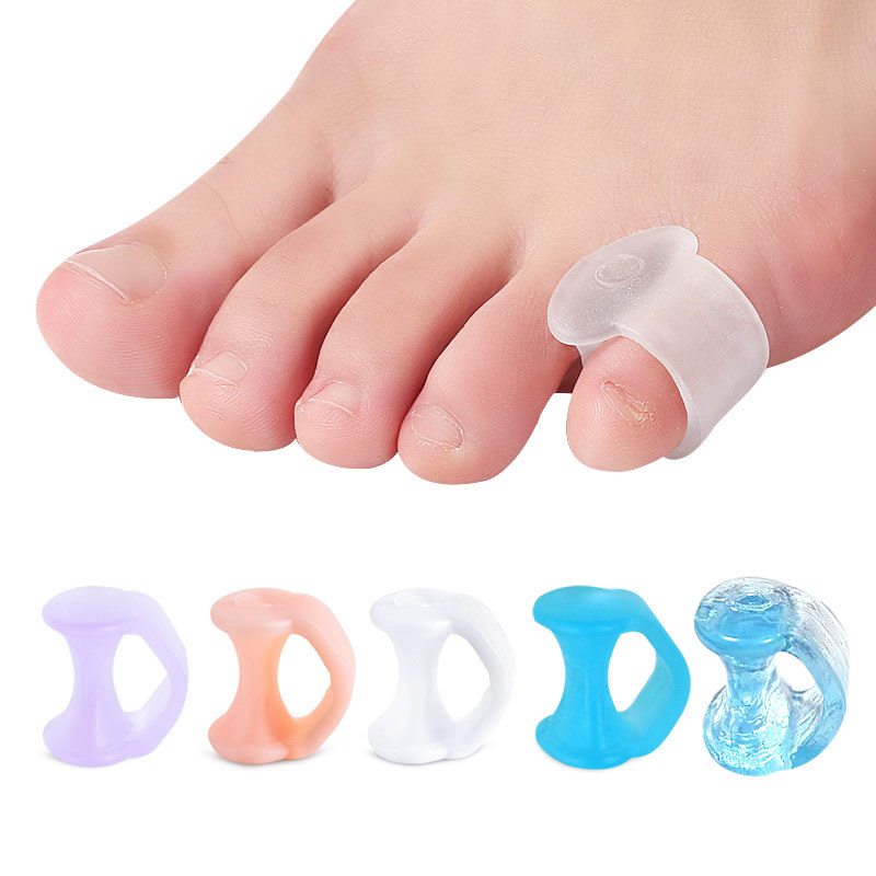 Tail finger ring toe splitter thumb device valgus separator nursing pad small toe overlap toe separator