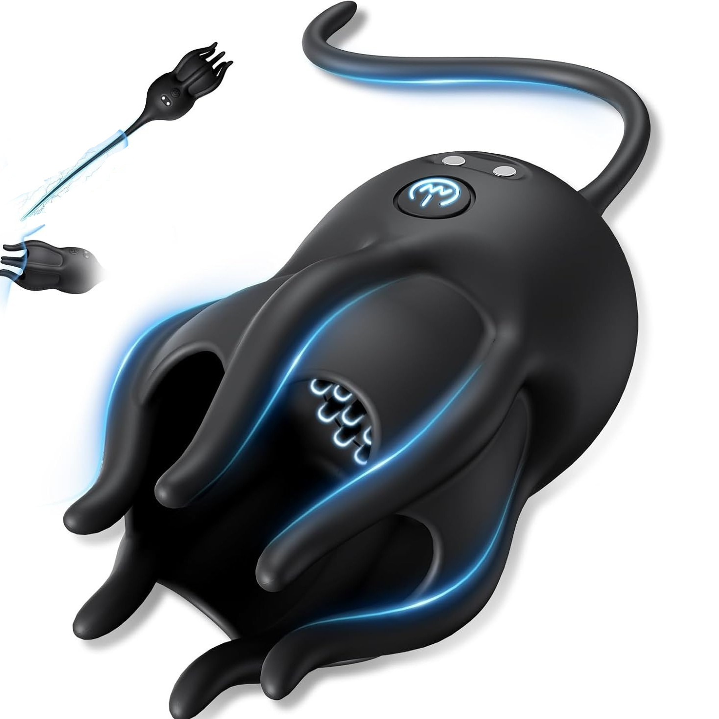 Male Horse-Eye Masturbation Device, Men's Penis Trainer, Electric Prostate Massager, Six-Claw Vibrating Orgasm Device, Wholesale