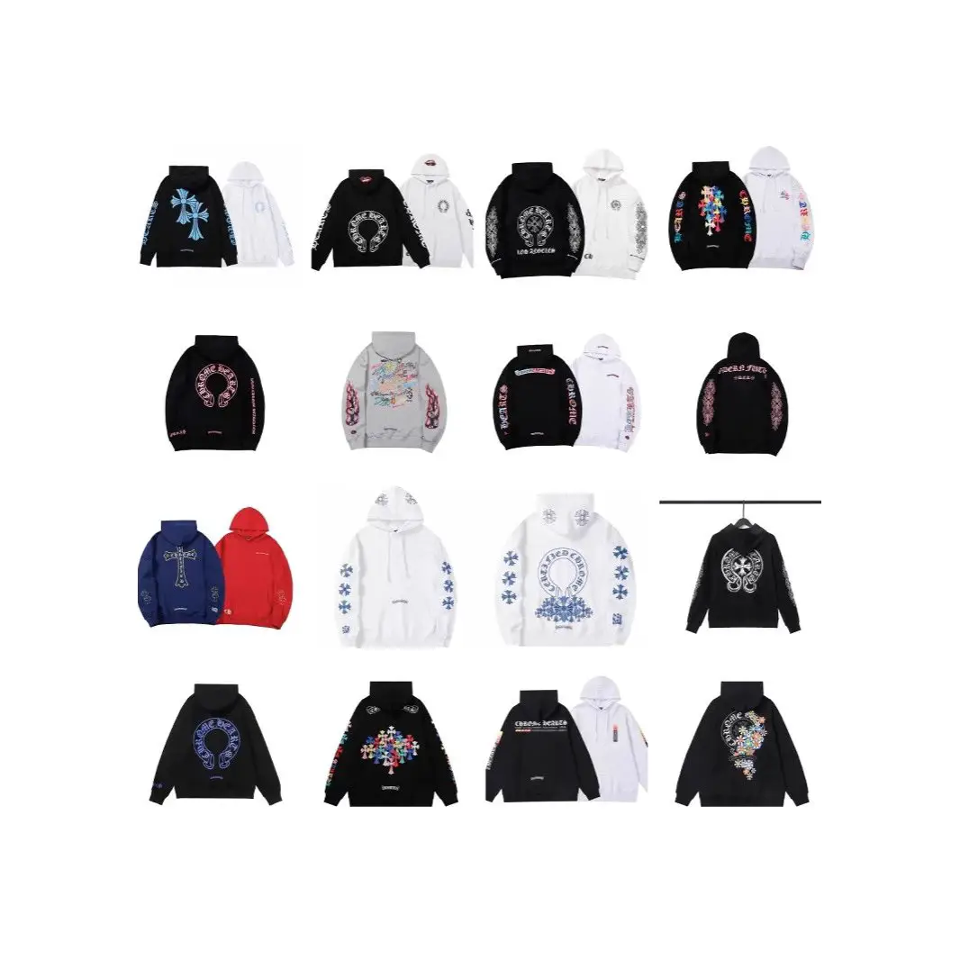 DX29] Sweatshirt Horseshoe Hooded Sweatshirt Couple's Collection
