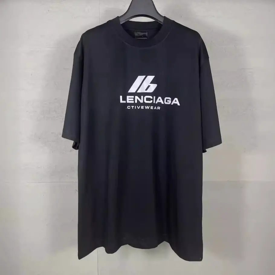 High Version Paris 2024 SuMMer New B FaMily Trendy Brand 3M Reflective Letter LOGO Printed Loose Short-sleeved T-shirt