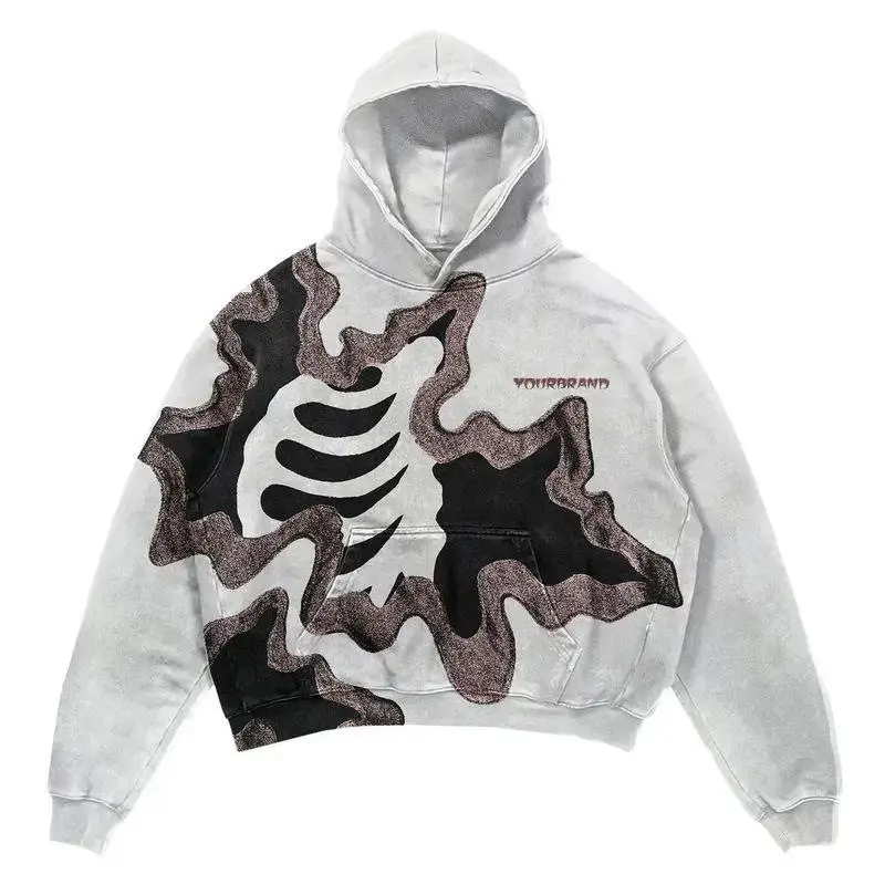 New Cross-Border Hooded Sweatshirt, Trendy Chinese Style, Cool Boy's Hoodie, Stylish and Versatile Commuter Top, New Arrival
