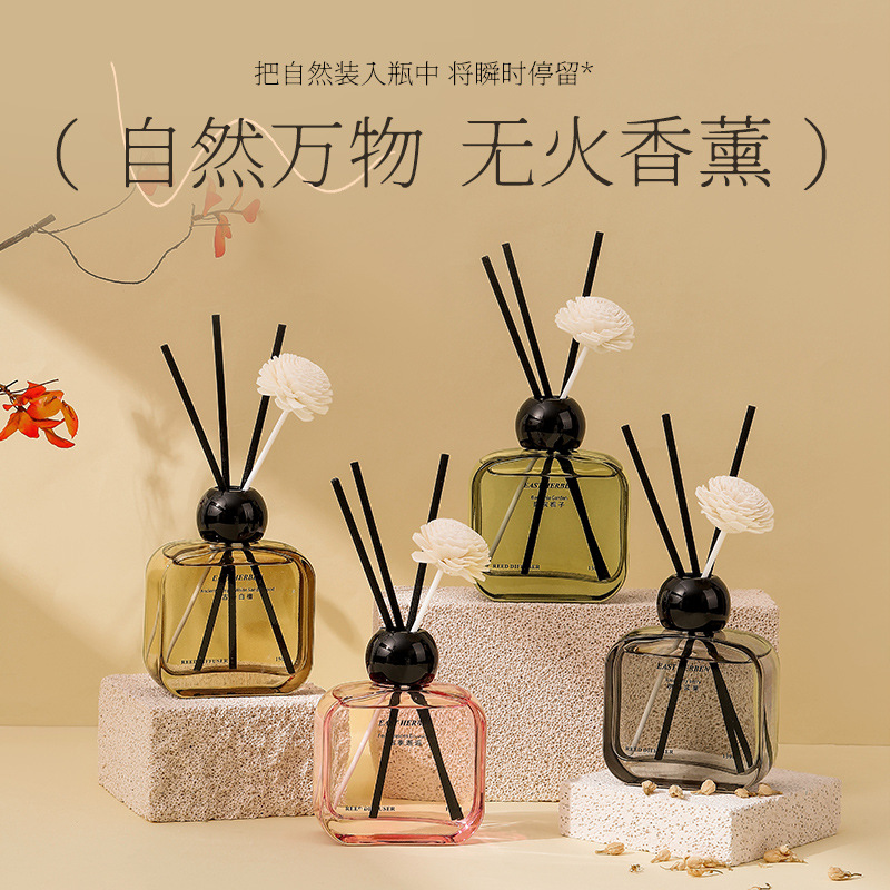 Zuohuo Gardenia Fragrance Indoor Bedroom Decoration Hotel Deodorizing Fresh Long-Lasting Diffusing Fireless Aromatherapy Essential Oil