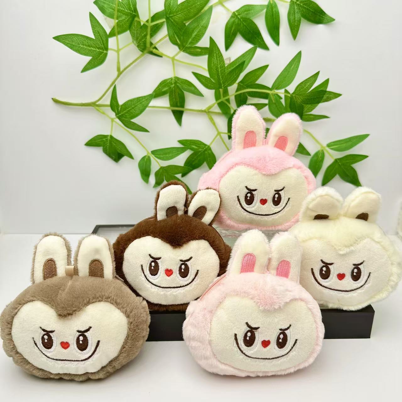 Trendy Plush Cute Coin Purse Backpack Pendant Girl Keychain Couple Pendant Gift