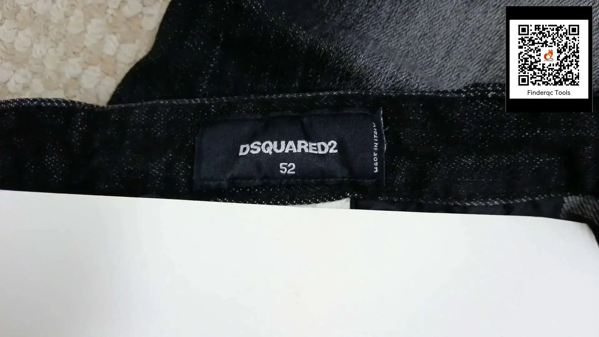 9865 2023D2 Printed ICON Hole Fashion Men's Denim Pants Quadratic Cross-border Trendy Jeans