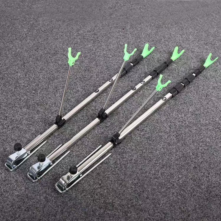 Stainless Steel Square Bracket Square Fishing Rod Holder Fishing Hand Rod Holder Stainless Steel Thickened Fishing Rod Turret Holder
