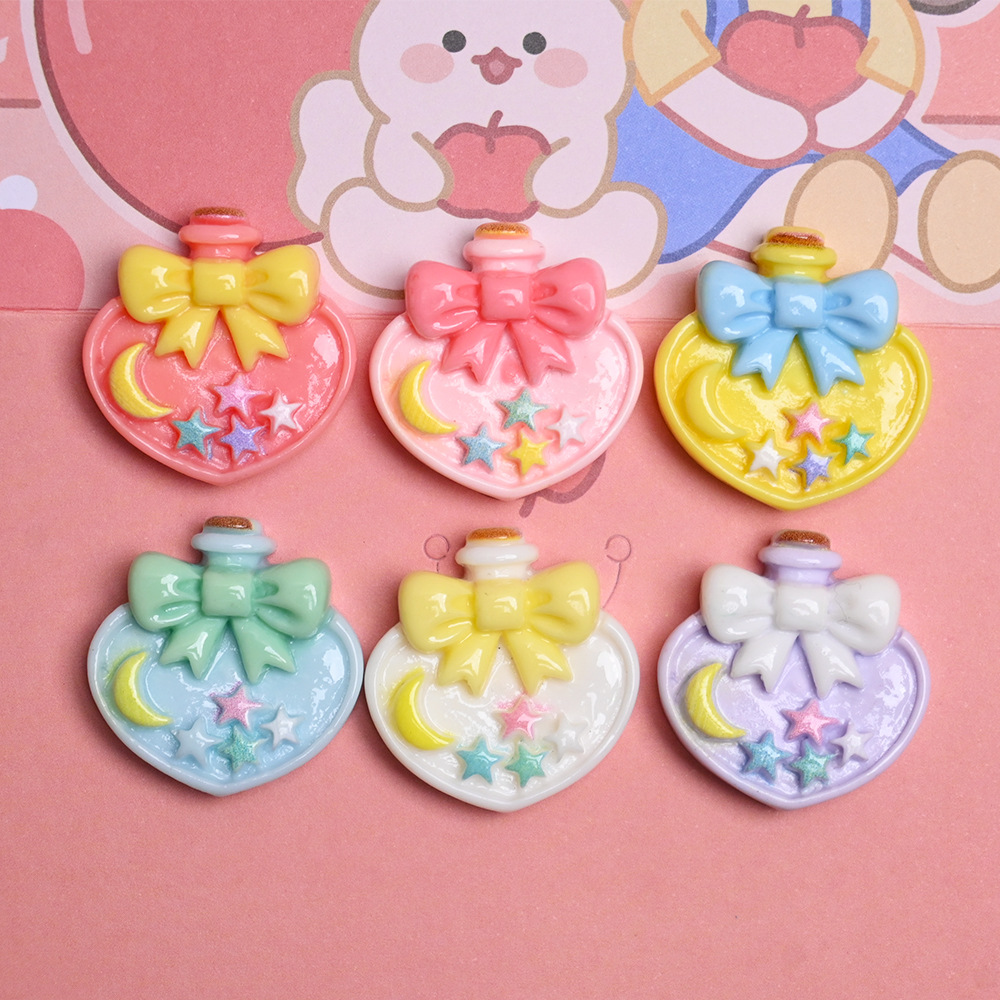 Dream Star Wish Magic Wishing Bottle Resin Accessories DIY Cream Gel Accessories Hairpin Head Rope Gel Drop Phone Case