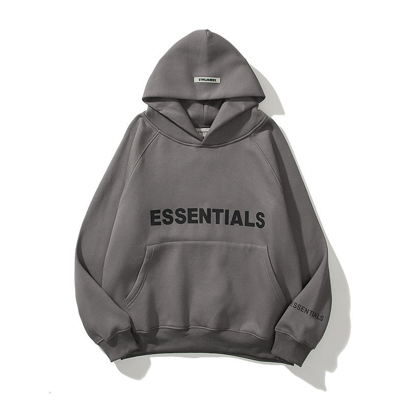 Three-Label Fear of God Essentials New Trendy Style with Logo Print on the Chest, Hooded Raglan Style Foto QC de 1688 na Qualit.ly