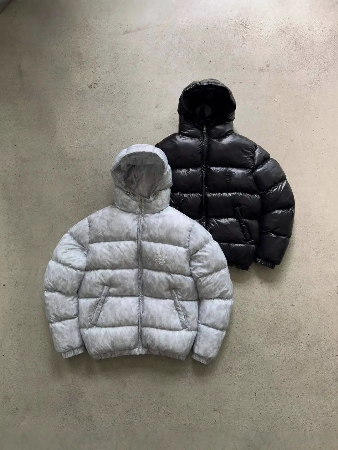 Foreign Trade Cross-Border European and American New Autumn and Winter Cotton Clothing Street Fashion Casual Embroidered Warm Zipper Men's and Women's Cotton Clothing Batch