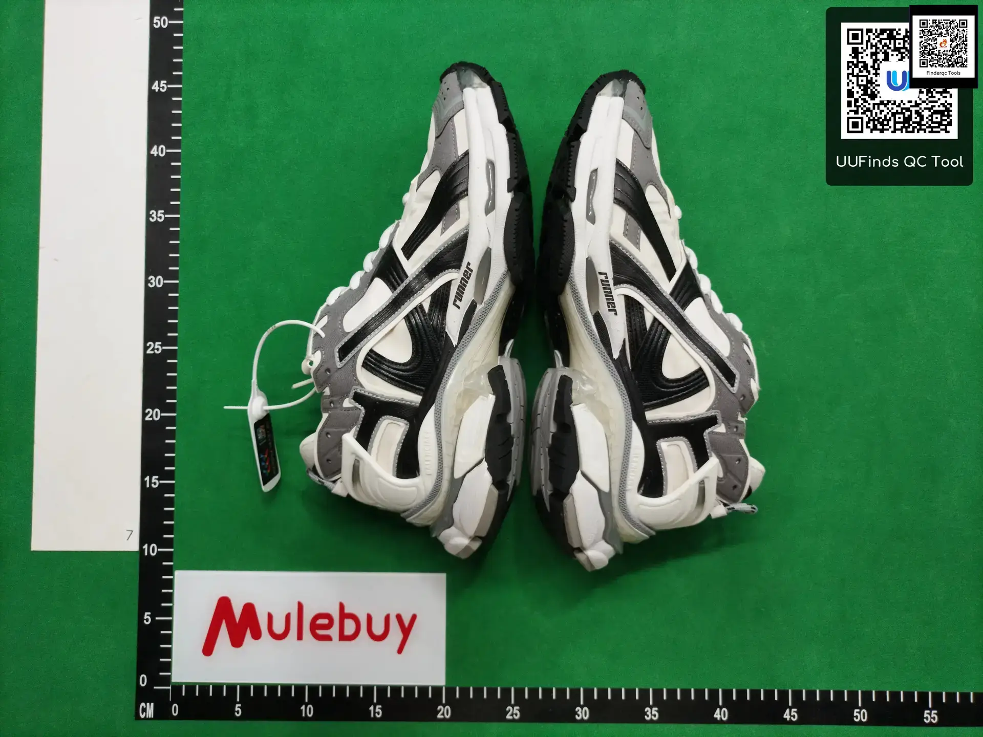Balenciaga Runner Sneakers White Black Grey